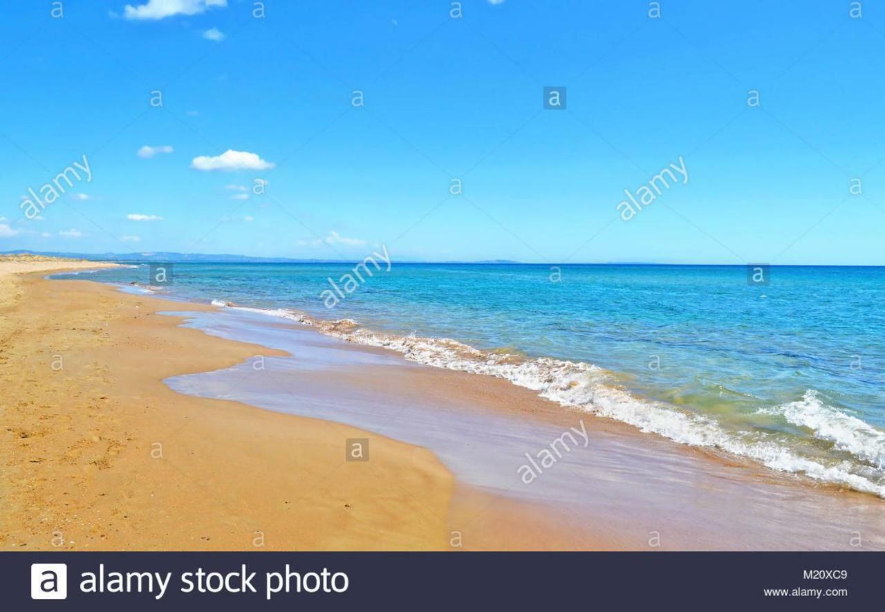 Ionian Sea Base Floor Villa Apartment At Kyllini Kástro Tornéze Екстериор снимка
